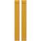Ekena Millwork Americraft 2-Board Exterior Wood Joined Board-n-Batten Shutters w/ End Batten, ARW103BB207X33TUH, PR ARW103BB207X33TUH - alternate 1